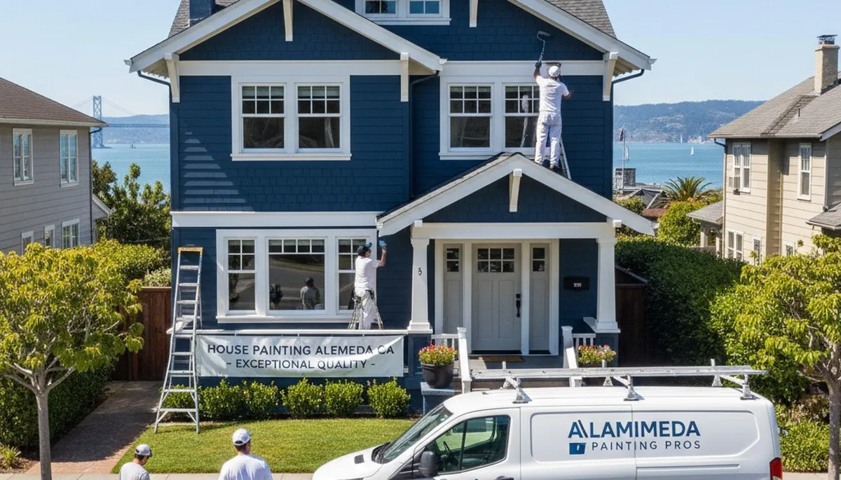 Professional house painters in Berkeley CA providing exterior home painting services