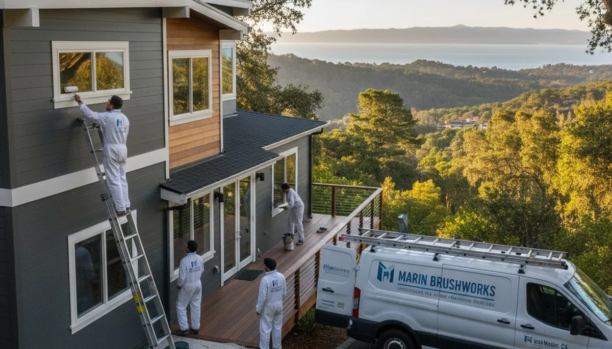 Berkeley, CA house painters providing professional interior and exterior painting services